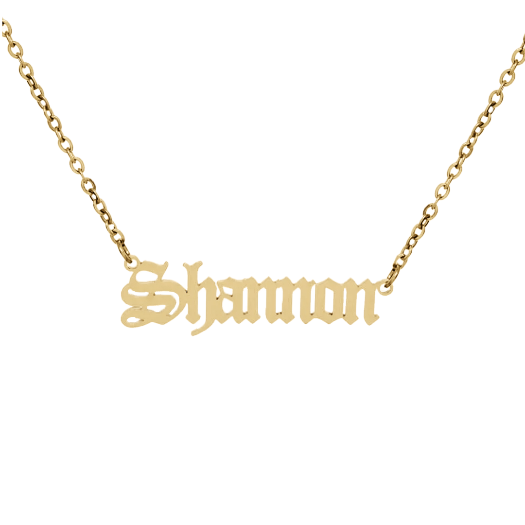 Custom Nameplate Necklace