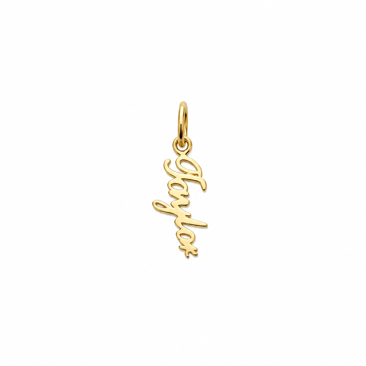 Custom Mini Charm Nameplate Necklace