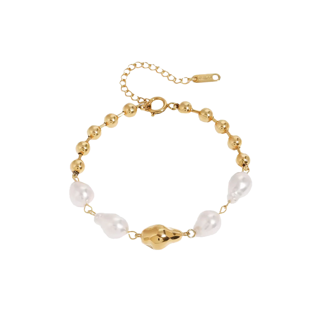 Elevated Pearl Bracelet