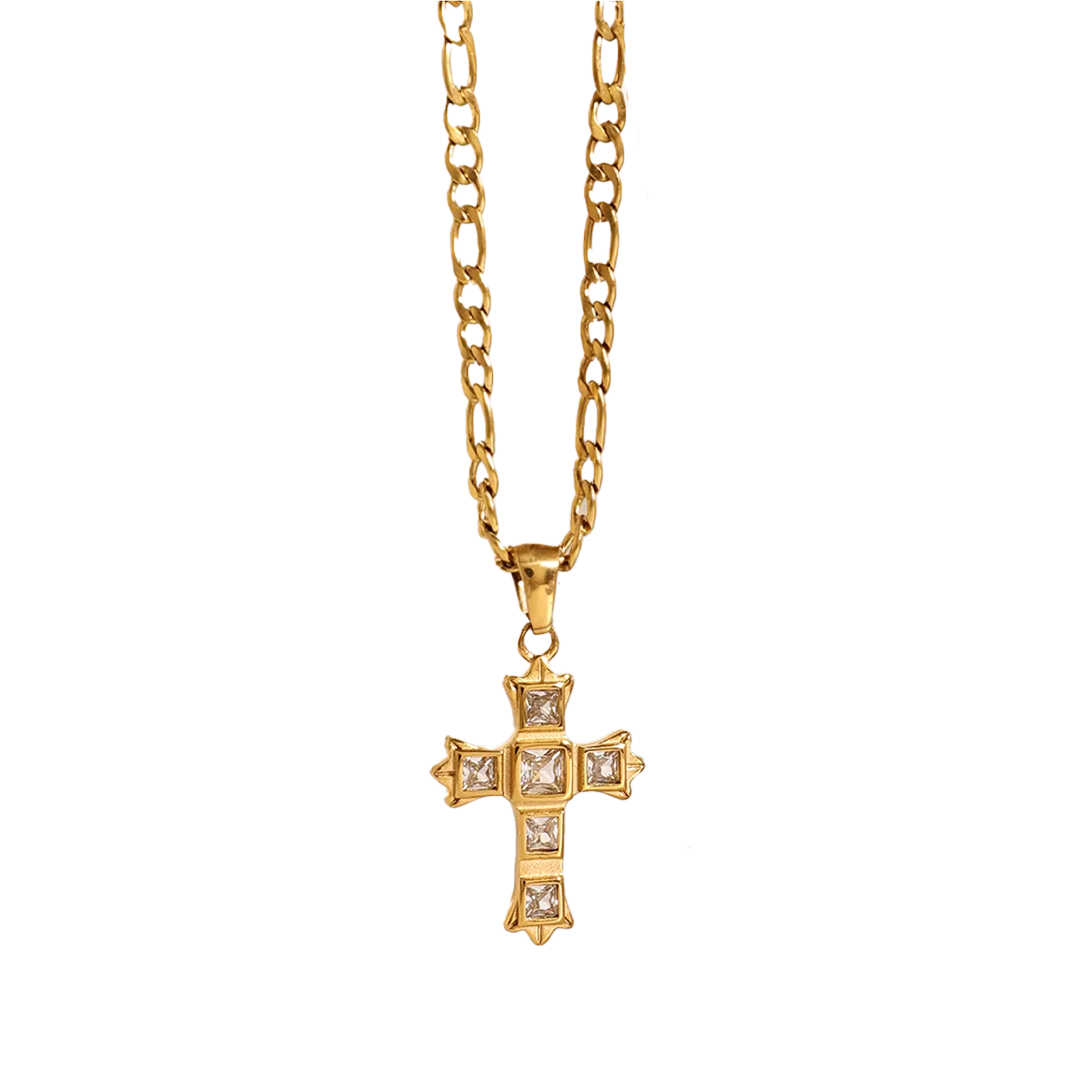 Gem Cross Pendant