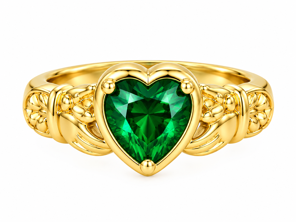 Gem Heart Ring