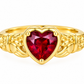 Gem Heart Ring