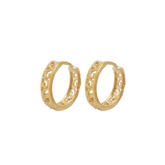 Gold Huggie Earrings