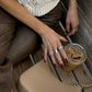 Stacked Iced Ring