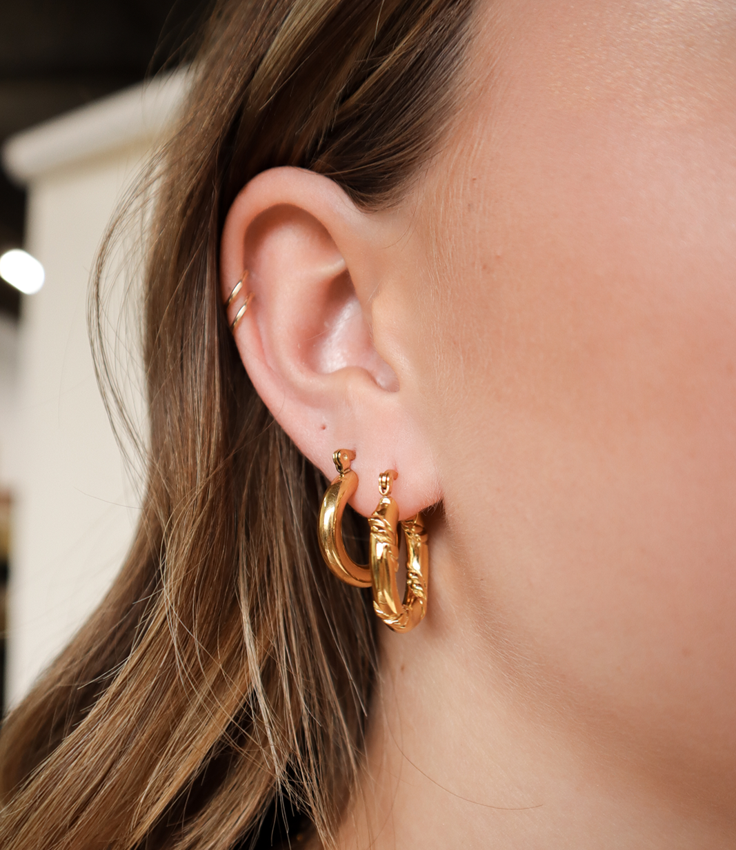 Summer Friday Hoop Earrings