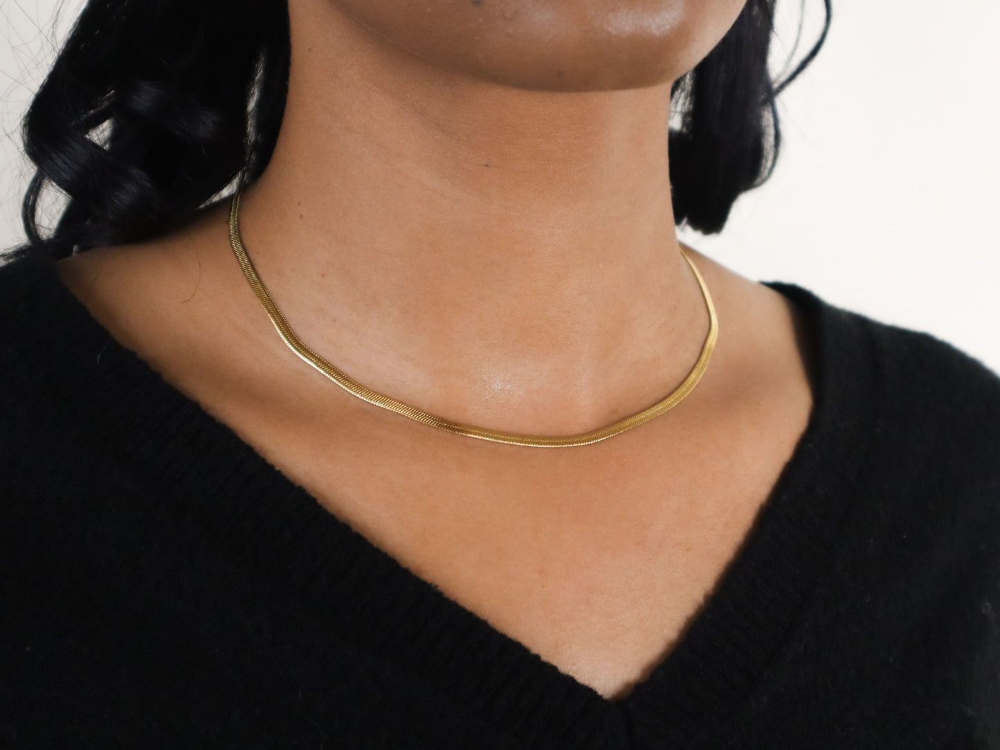 Dainty Herringbone Chain