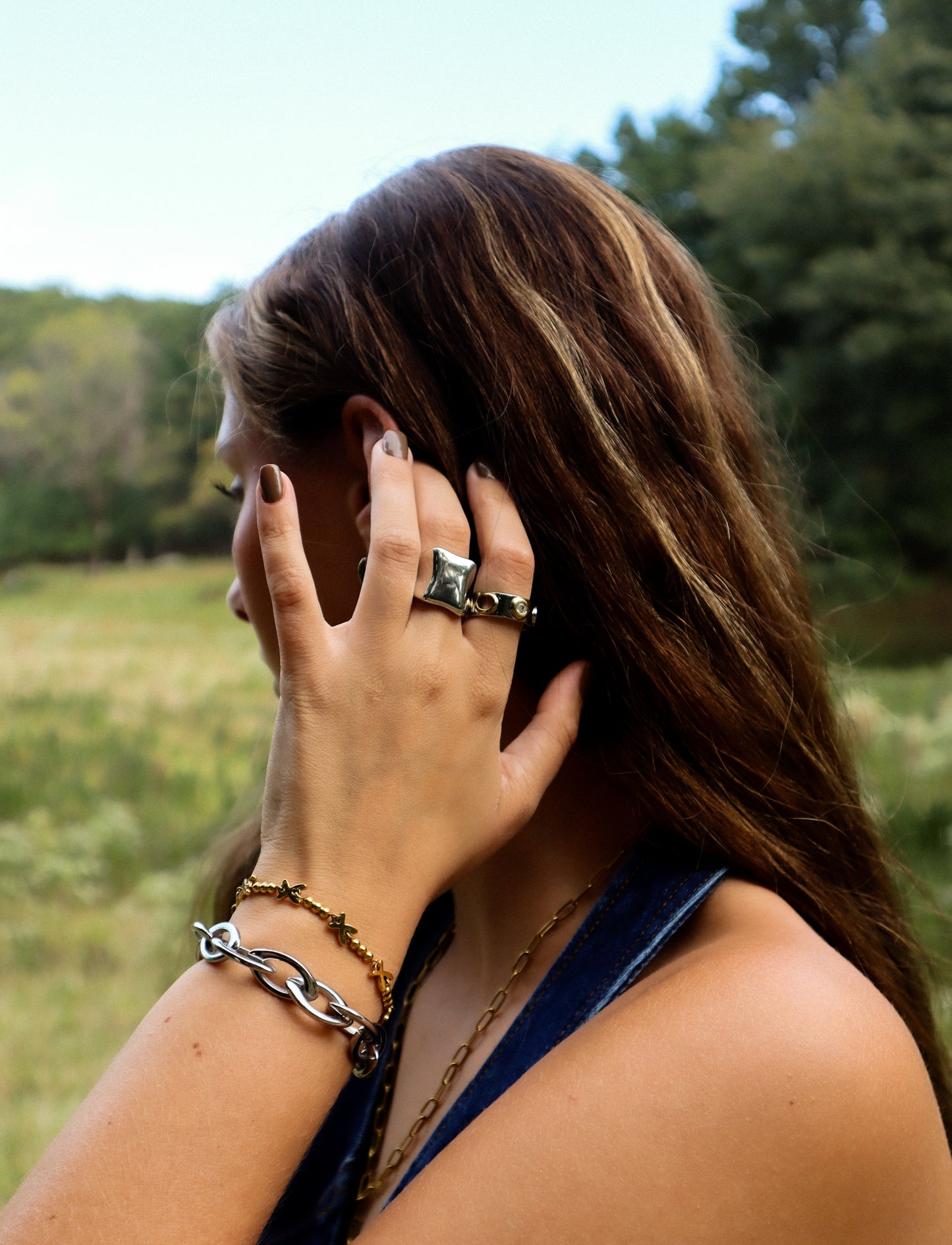 Hourglass Signet Ring