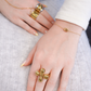 Dainty Bubble Initial Bracelet