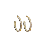 Iced Link Hoops