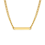 Linked Bar Necklace