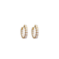 Mini Pearl Hoops