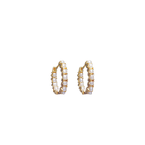 Mini Pearl Hoops