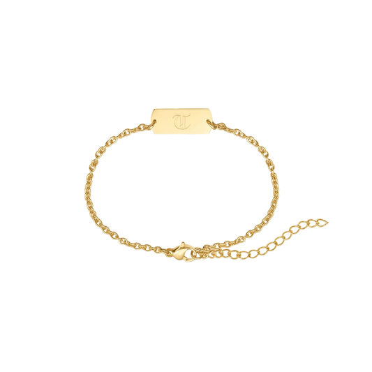 Old English Tag Bracelet