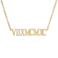 Roman Numeral Necklace