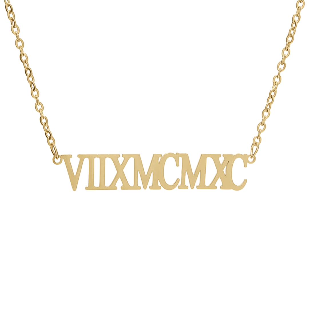 Roman Numeral Necklace