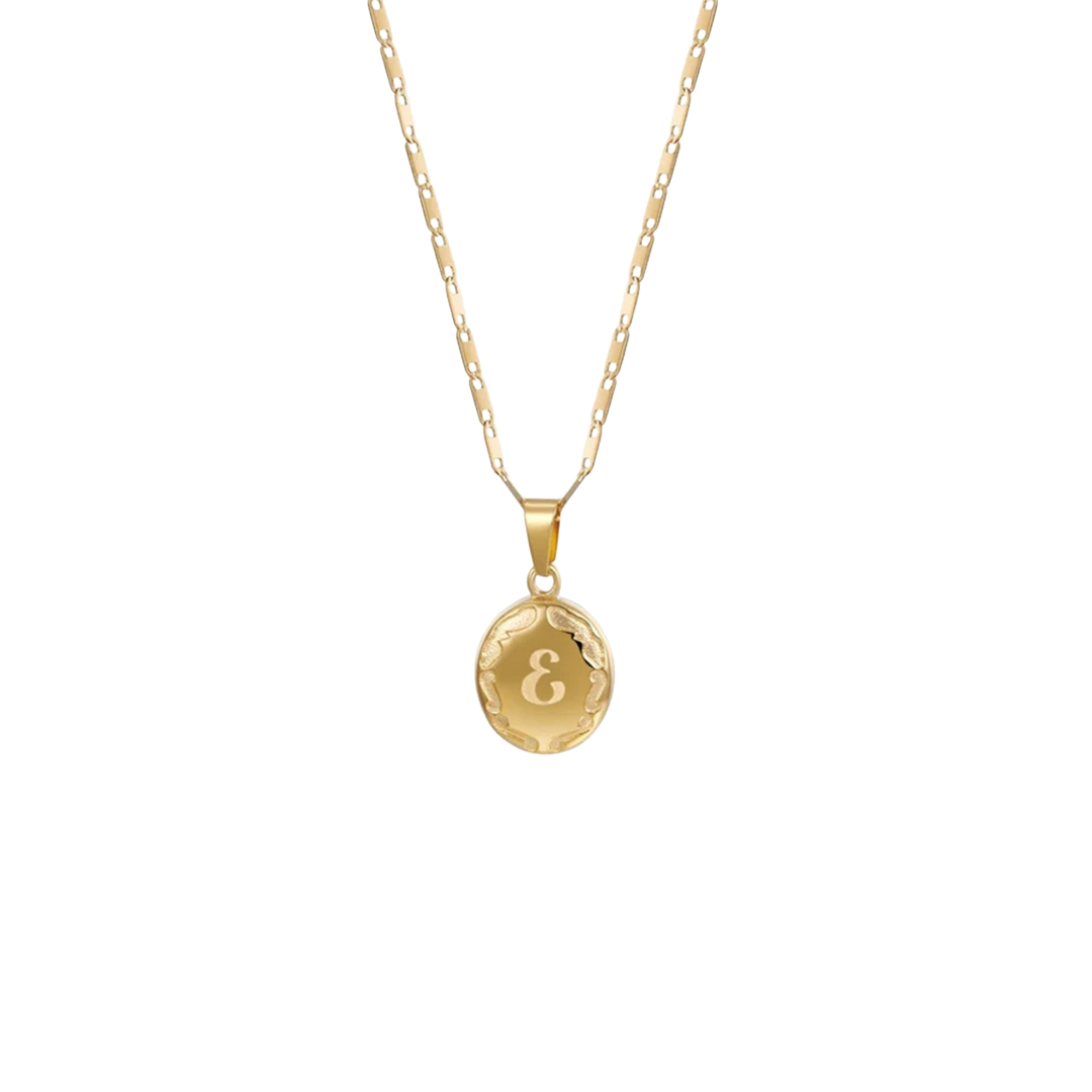 Script Pendant Necklace