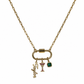 Custom Mini Charm Nameplate Necklace