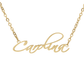 Signature Script Nameplate Necklace