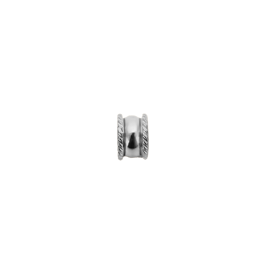 Silver Spacer Charms