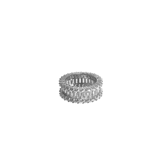 Stacked Iced Ring