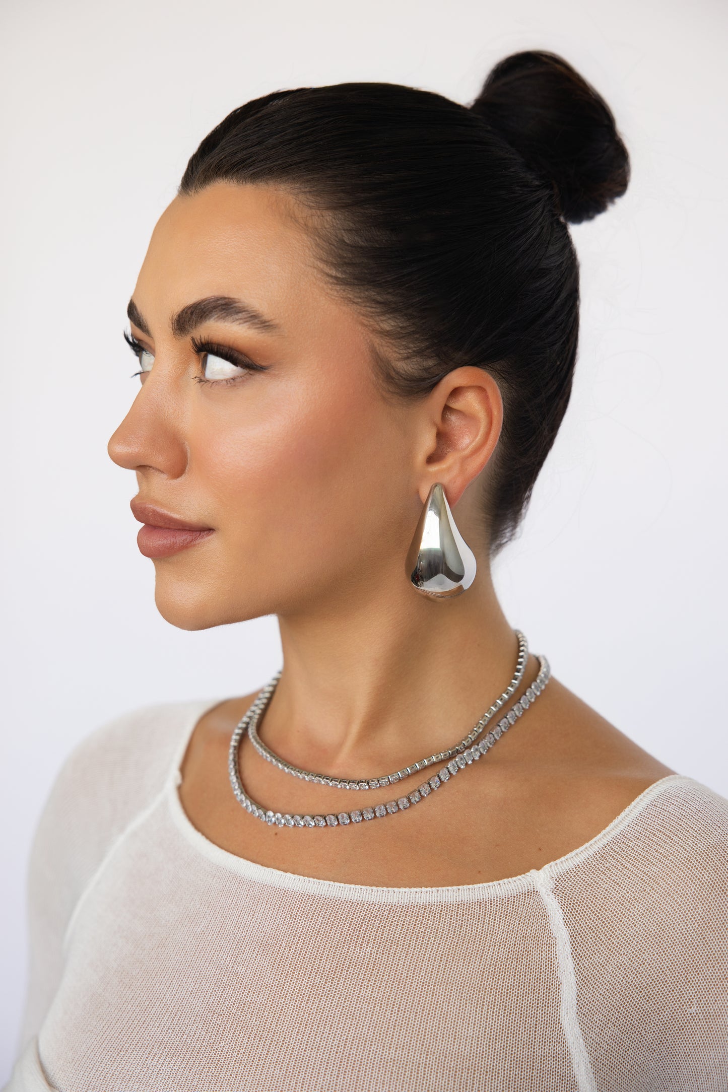 Box Tennis Chain Necklace