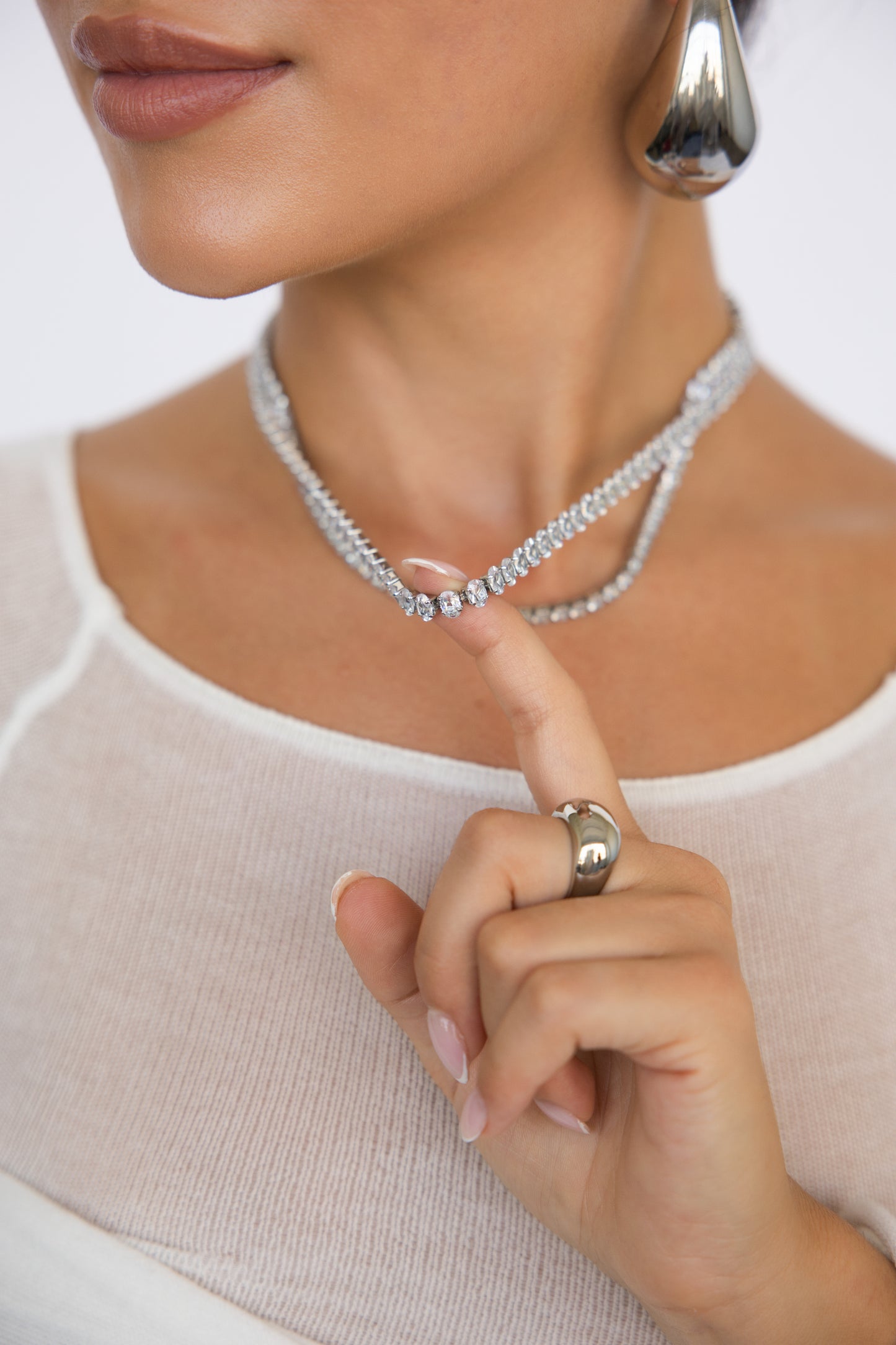 Hour Glass Tennis Chain