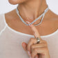 Hour Glass Tennis Chain Set