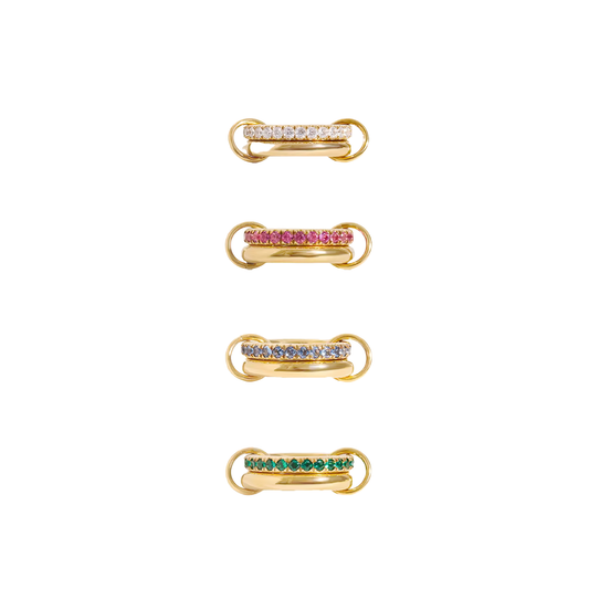 Diamond Link Ring