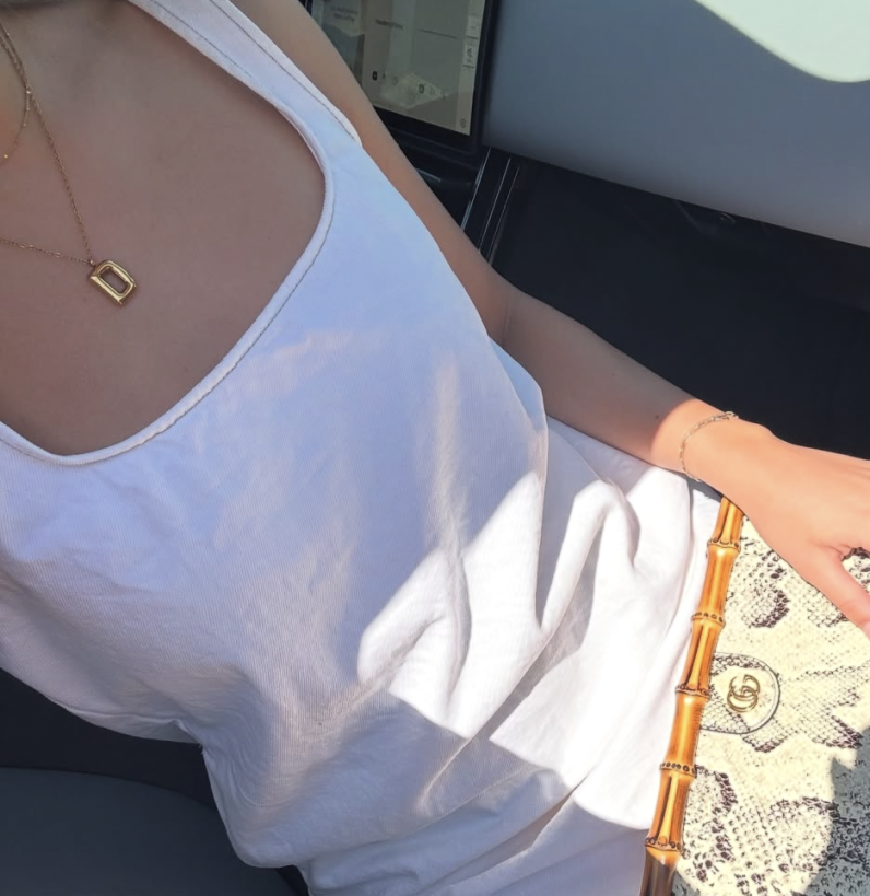 Bubble Initial Necklace