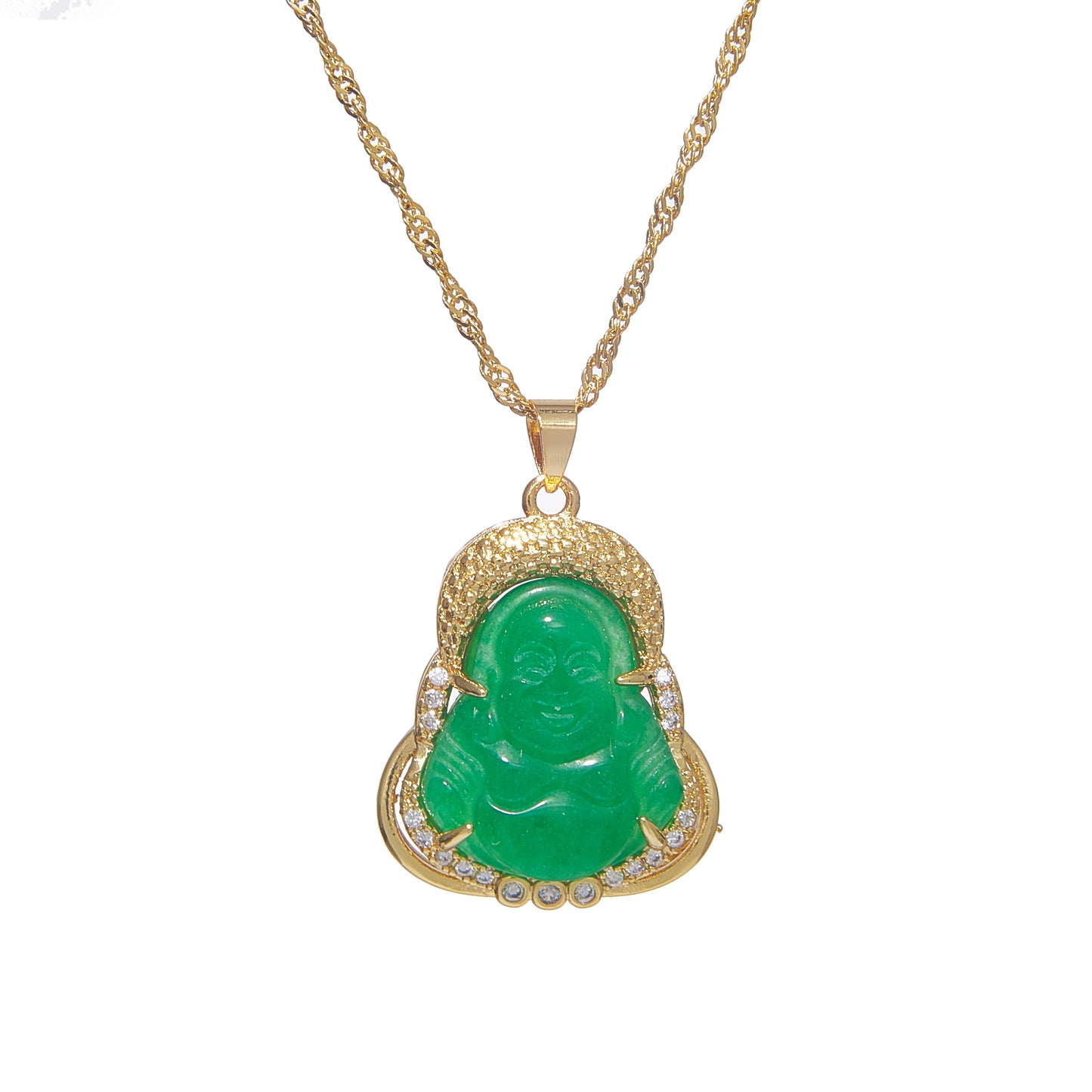 Jade Buddha Pendant Necklace Kit