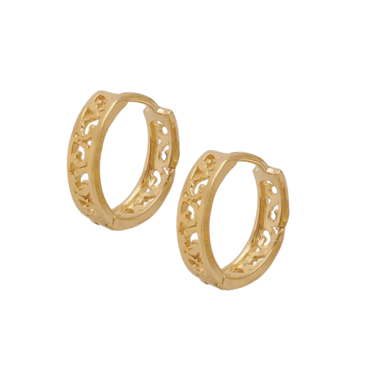 Gold Huggie Earrings