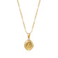 Script Pendant Necklace