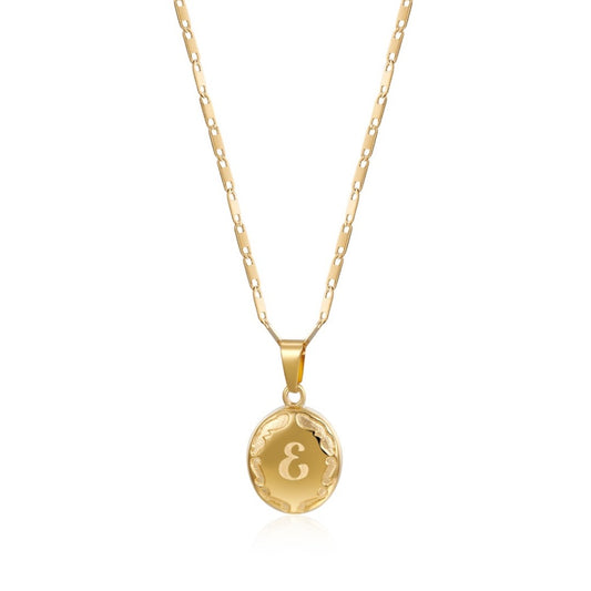 Script Pendant Necklace