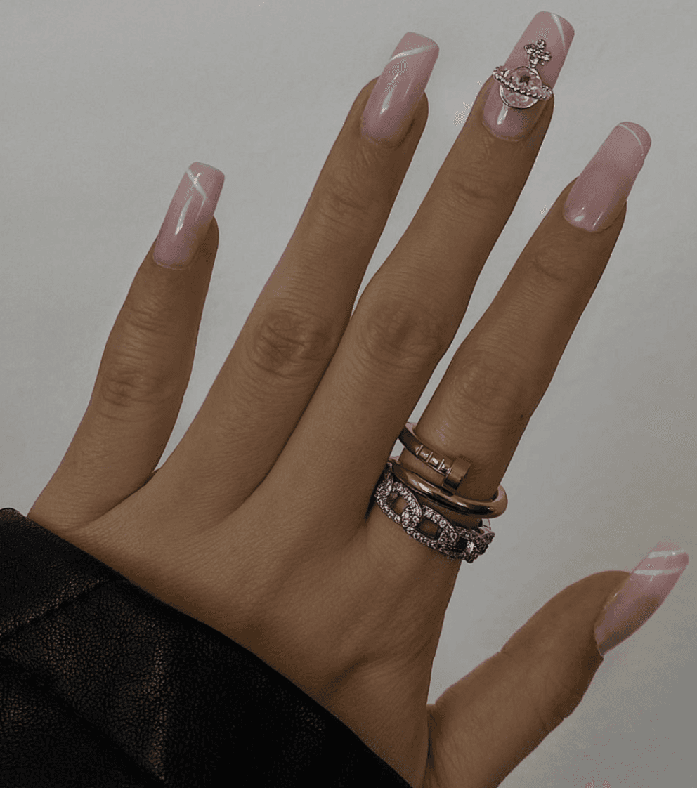 Iced Chain Link Ring