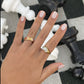 White Heart Ring
