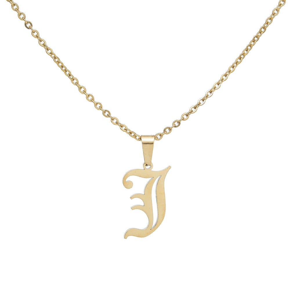 GUCY Old English Initial Necklace for Women Dainty India | Ubuy