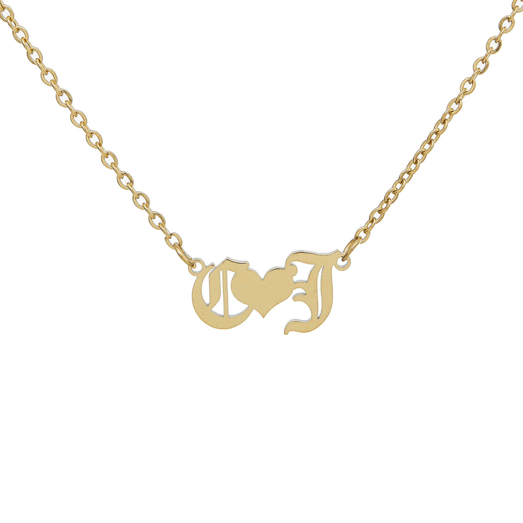Love Forever Initial Necklace

