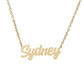 Airbrush Nameplate Necklace