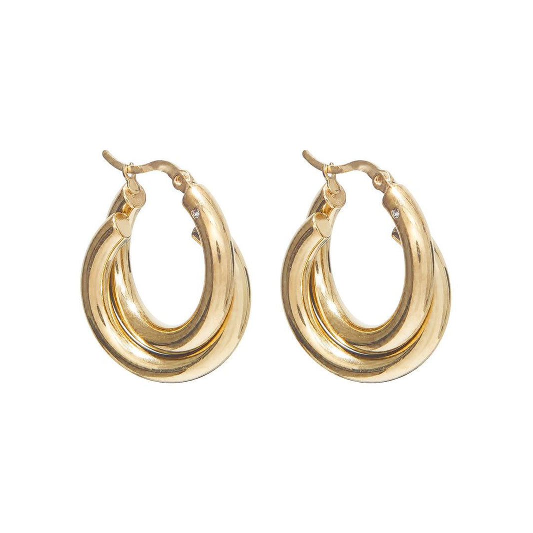 Shop Gold Plated Hoop Earrings & Stud Earrings | Vibeszn – VibeSzn
