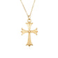 Edgy Cross Necklace