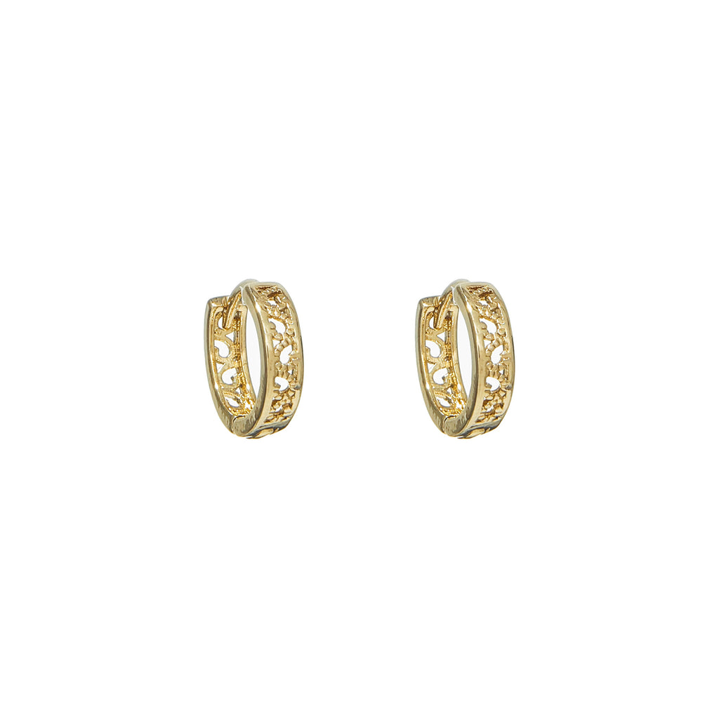 Gold Huggie Earrings
