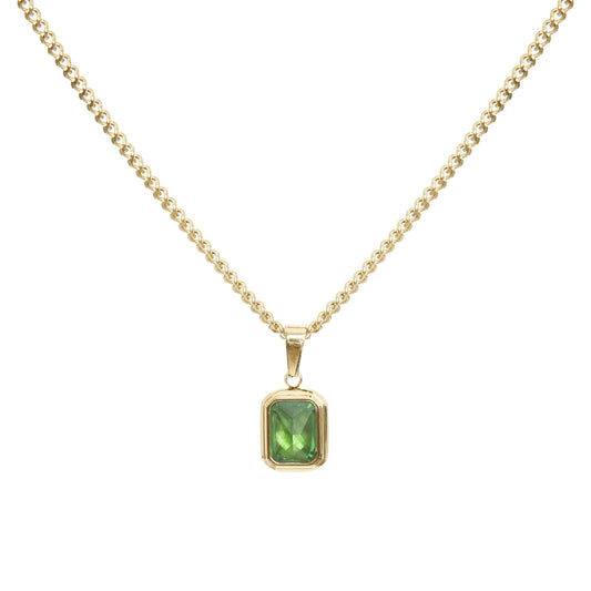 Emerald Stone Necklace