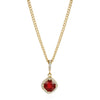 Iced Ruby Necklace
