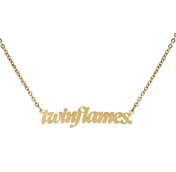 TwinFlames. Nameplate
