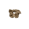 Nude Leather Scrunchie
