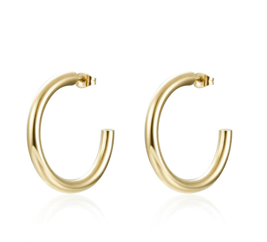 Open Hoop Earrings