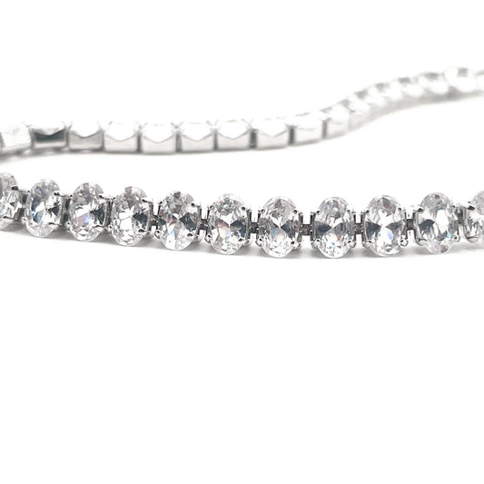 Hour Glass Tennis Bracelet