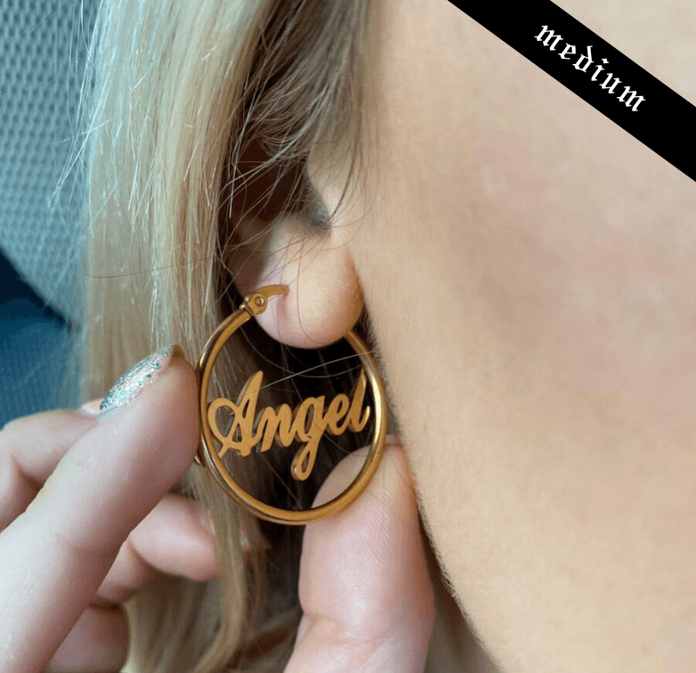 Custom Hoop Earrings VibeSzn