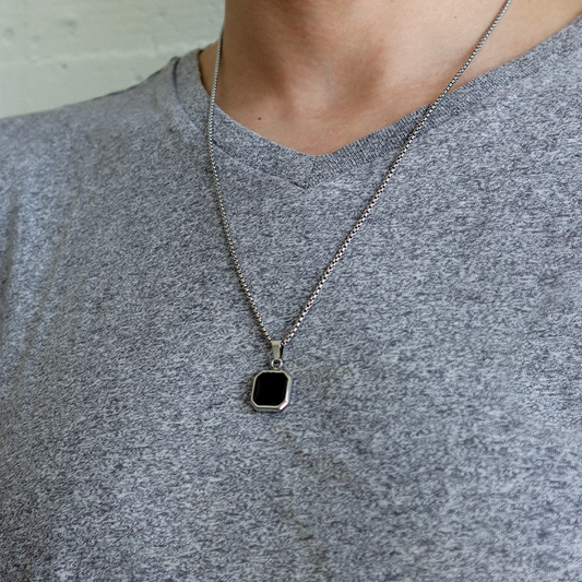 Onyx Pendant Necklace