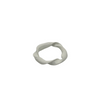 White Twist Ring
